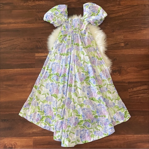 Hill House Matilda Nap Dress in Blue Hydrangea XXS - Picture 4 of 6